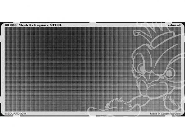 Eduard photodecoupe 00033 Grille carre 6x6