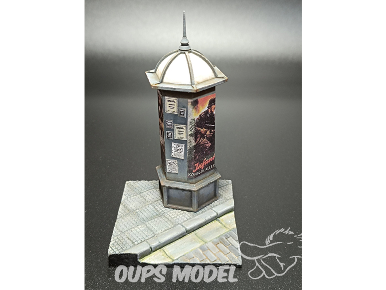 VG DioMODELS VG64045 Kiosque publicitaire 1/35