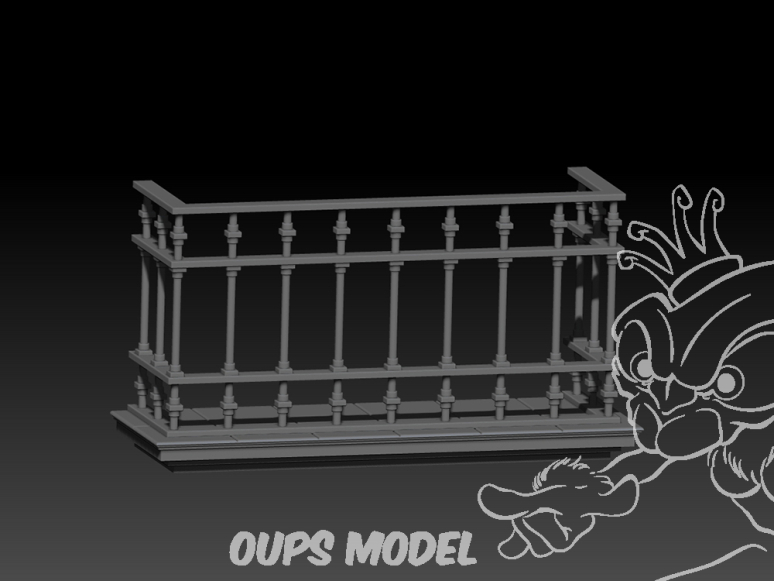 VG DioMODELS VG64101 Ensemble balcon et rambarde 1/35