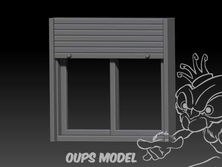 VG DioMODELS VG64105 Fenêtre avec store roulant 1/35