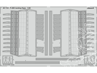 EDUARD photodecoupe avion 481181 Volets d'atterrissage P-40K Eduard 1/48