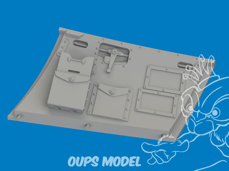 Eduard kit d'amelioration avion brassin Print 6481187 Porte cockpit Hurricane Mk.I Arma Hobby 1/48