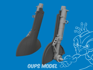 Eduard kit d'amelioration avion brassin Print 6481169 Jambes train d'atterrissage Spitfire Mk.IX/XVI Eduard 1/48