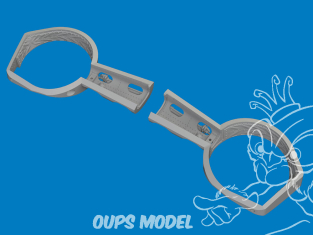 Eduard kit d'amelioration avion brassin Print 6481186 Baies de roue angulaires Messerschmitt Bf 109G Eduard 1/48