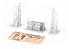 Eduard kit d'amelioration avion brassin Print 6481192 Jambes train d'atterrissage P-40K Eduard 1/48
