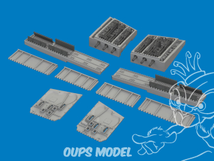 Eduard kit d'amelioration avion brassin Print 6481195 Gun bays P-40K Eduard 1/48