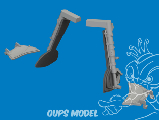 Eduard kit d'amelioration brassin Print 672458 Jambes train d'atterrissage Messerschmitt Bf 109K-4 Eduard 1/72