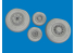 Eduard kit d'amelioration brassin 672449 Roues F-14D Tamiya 1/72
