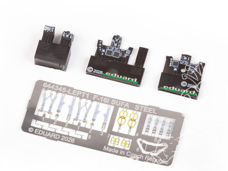 Eduard kit d'amelioration avion Löök 644345 F-16I SUFA Great Wall Hobby 1/48