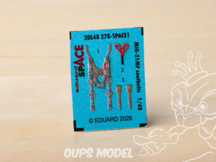Eduard Space décalques 3D 3DL48278 Harnais MiG-21MF 1/48
