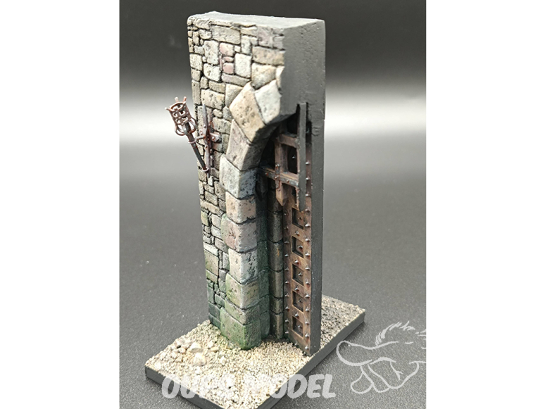 VG DioMODELS VG64325 Base d'entrée médiévale 54 mm ou 1/35