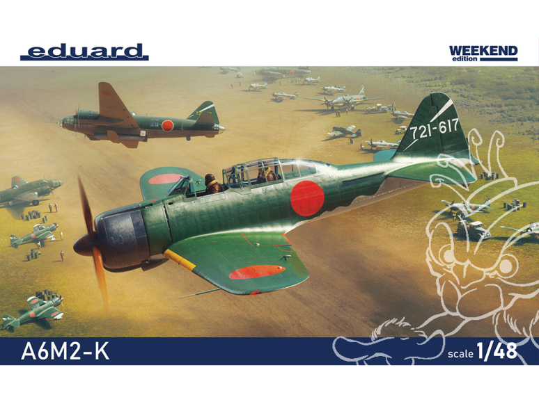 EDUARD maquette avion 84211 A6M2-K WeekEnd Edition 1/48