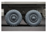 ScaleX accessoire militaire WM-35011 M142 Himars MV/T Set de roues ordinaires Trumpeter 1/35
