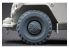 ScaleX accessoire militaire WM-35015 Gaz Tiger KI-115AM Set de roues ordinaires Meng 1/35