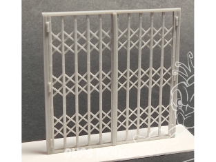 VG DioMODELS VG64096 Rideau de fer pliant pour commerce 1/35