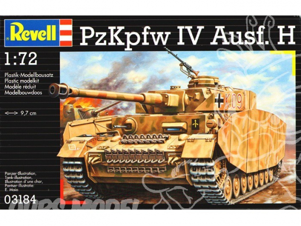 REVELL maquette militaire 03184 Panzerkampfwagen IV Ausf.H 1/72