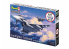 Revell maquette avion 74282 Kit de démarrage Eurofighter Typhoon monoplace peinture et accessoires de base 1/144