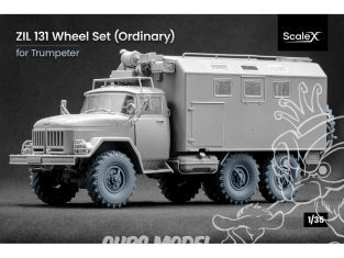 ScaleX accessoire militaire WM-35018 ZIL-131 KI-113 Set de roues ordinaires Trumpeter 1/35