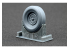 ScaleX accessoire militaire WM-35019 Cargo Truck T2 Whitewall Set de roues ordinaires Ak Interactive 1/35