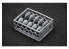 ScaleX accessoire militaire WM-35019S Cargo Truck T2 Whitewall Set de roues affaissées Ak Interactive 1/35