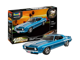 Revell maquette voiture 07694 Fast And Furious Dominics 1969 Chevy Camaro Yenko 1/25