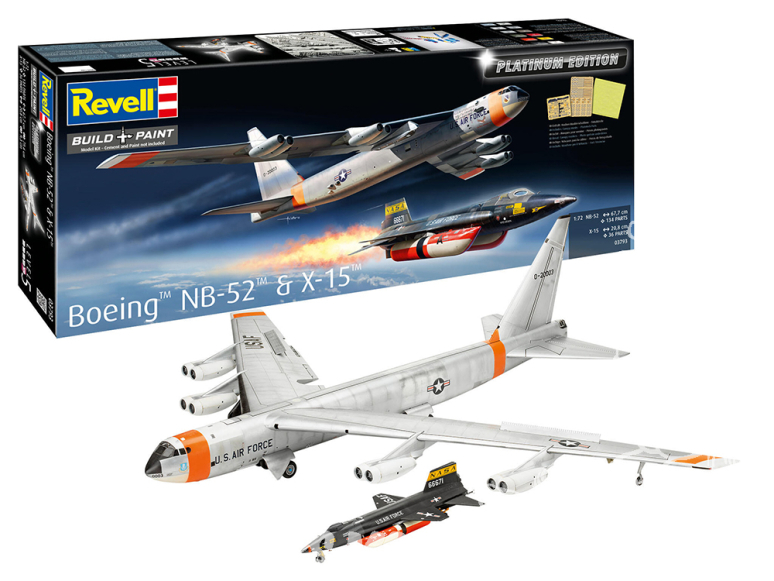 Revell maquette avion 03793 Boeing NB-52 et X-15 Édition Platinum 1/72