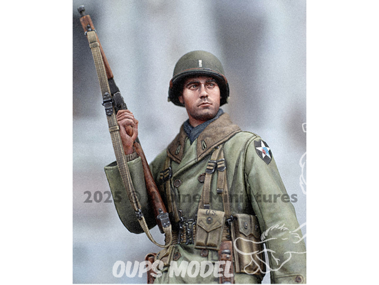 Alpine figurine 16047 US 2e ID « Indian Head Division » 1/16