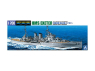 AOSHIMA maquette bateau 06754 HMS Exeter Croiseur lourd Britannique 1/700