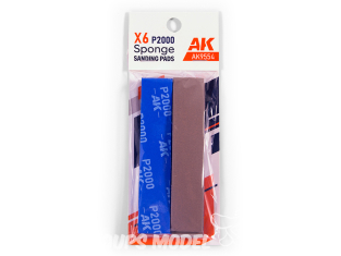 AK interactive ak9554 ÉPONGE P2000 GRIT 6 UNITÉS