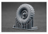 ScaleX accessoire militaire WM-35022 Unimog 404 10.5-20 MPT Set de roues ordinaires 1/35