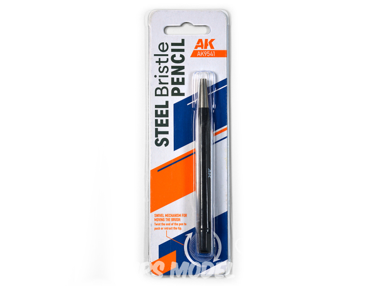 AK interactive ak9541 Brosse abrasive CRAYON À POILS D'ACIER