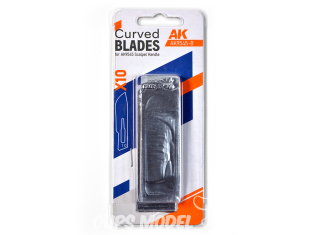 AK interactive outillage ak9545-B LAMES COURBÉES POUR AK9545 (10 UNITÉS)