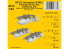 CMK kit resine 4512 HP.52 Hampden B.Mk.I Ensemble d'armement de soute à bombes du fuselage kit ICM 1/48
