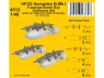 CMK kit resine 4512 HP.52 Hampden B.Mk.I Ensemble d'armement de soute à bombes du fuselage kit ICM 1/48