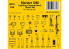 Cmk kit 8075 Ensemble de détails du compartiment de combat Marder IIIM kit Tamiya 1/48