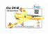 Planet Model PLT289 Avion d'essai américain CW 24-B full resine kit 1/72