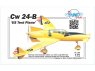 Planet Model PLT289 Avion d'essai américain CW 24-B full resine kit 1/72