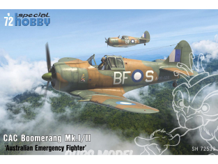 Special Hobby maquette avion 72539 CAC Boomerang Mk.I/II Chasseur d'urgence australien 1/72