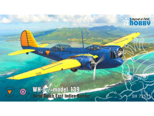Special Hobby maquette avion 72521 WH-1 modèle 139 Bombardier Early des Indes orientales néerlandaises 1/72