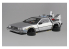 Aoshima maquette voiture 06437 DeLorean Retour vers le Futur II Time machine Partie II 1/24