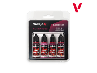 Vallejo Set Game Color 72388 Ensemble de couleurs magenta 4 x 18ml