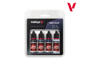 Vallejo Set Game Color 72389 Ensemble de couleurs outremer 4 x 18ml