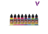 Vallejo Set Fantasy 72214 Ensemble de couleurs fluorescentes 8 x 18ml