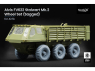 ScaleX accessoire militaire WM-35026S Alvis FV622 Stalwart Mk.2 Set de roues affaissées Airfix 1/35