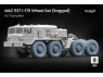 ScaleX accessoire militaire WM-35027S MAZ 537 I-170 Set de roues affaissées Trumpeter 1/35