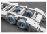 ScaleX accessoire militaire WM-35029S ChMZAP-5247G Semi Trailer Set de roues affaissées Trumpeter 1/35