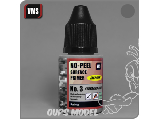 VMS PR02s Apprêt acrylique No-Peel No.3 Gris standard 30ml