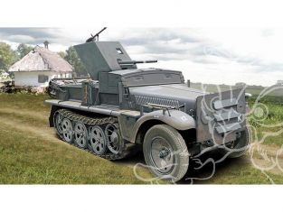 Ace Maquettes Militaire 72281 VEHICULE SEMI CHENILLE ALLEMAND PaK 35/36 3.7cm Auf SdKfz.10 1/72