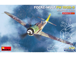 Mini Art maquette avion 48048 FOCKE-WULF FW 190D-9. MIMETALL PROD. KIT AVANCÉ 1/48