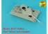 Aber 35L359 Frein de bouche forme Y manchon de protection avec canon de M47 Patton américain 90 mm M-36 1/35